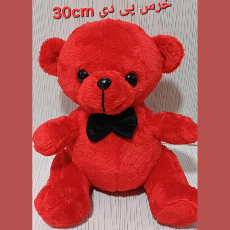 خرس قرمز ولنتاین 30 سانتی